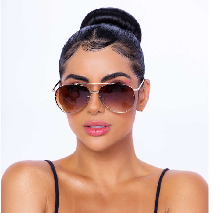 Óculos de sol Feminino Aviador Unissex em Oferta na Shopee