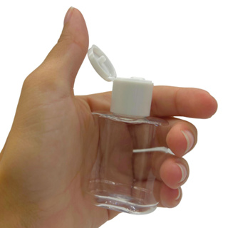50 Mini Frasquinhos Frasco de Plástico Retangular 35ml c/ Tampa Fliptop p/ Cremes, Rep de Pontas etc em Oferta na Shopee