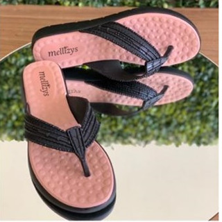 Sandalia Tamanco Sandália Feminina Ortopédica Anabela Esporão Ponta de Estoque TucLele ch19 OFERTA