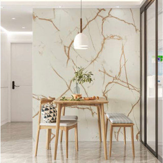Mármore Adesivo Decor Autocolante Tamanho Variado Vinil Lavável Calacata Crema Marfim