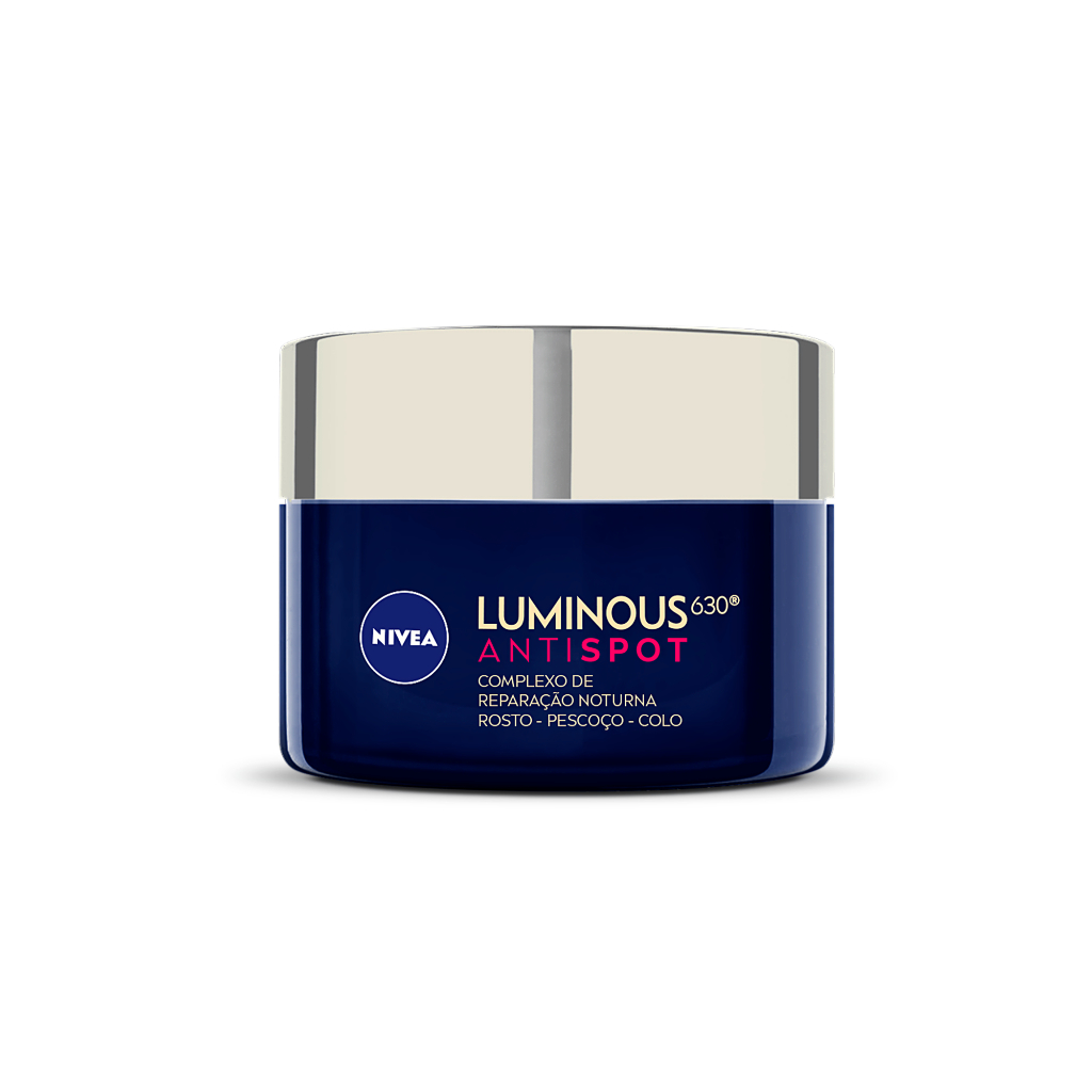 Creme Facial Nivea Luminous 630 Antispot Complexo de Reparação Noturna (50g)