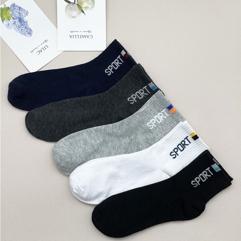 Kit 3 ou 6 Pares de Meias Masculina Adulto Cano Longo Alto Com Estampa