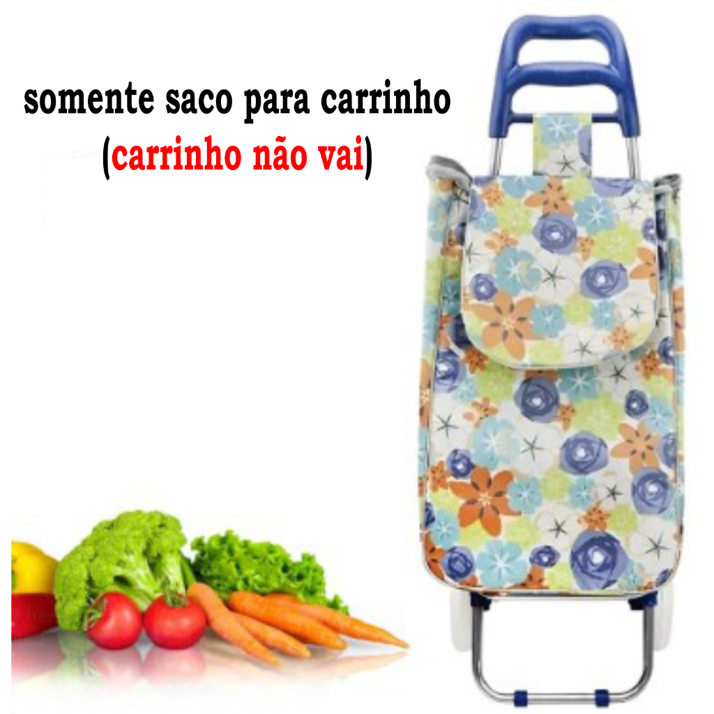 BOLSA SACO CAPA ESTAMPADO SEM CARRINHO