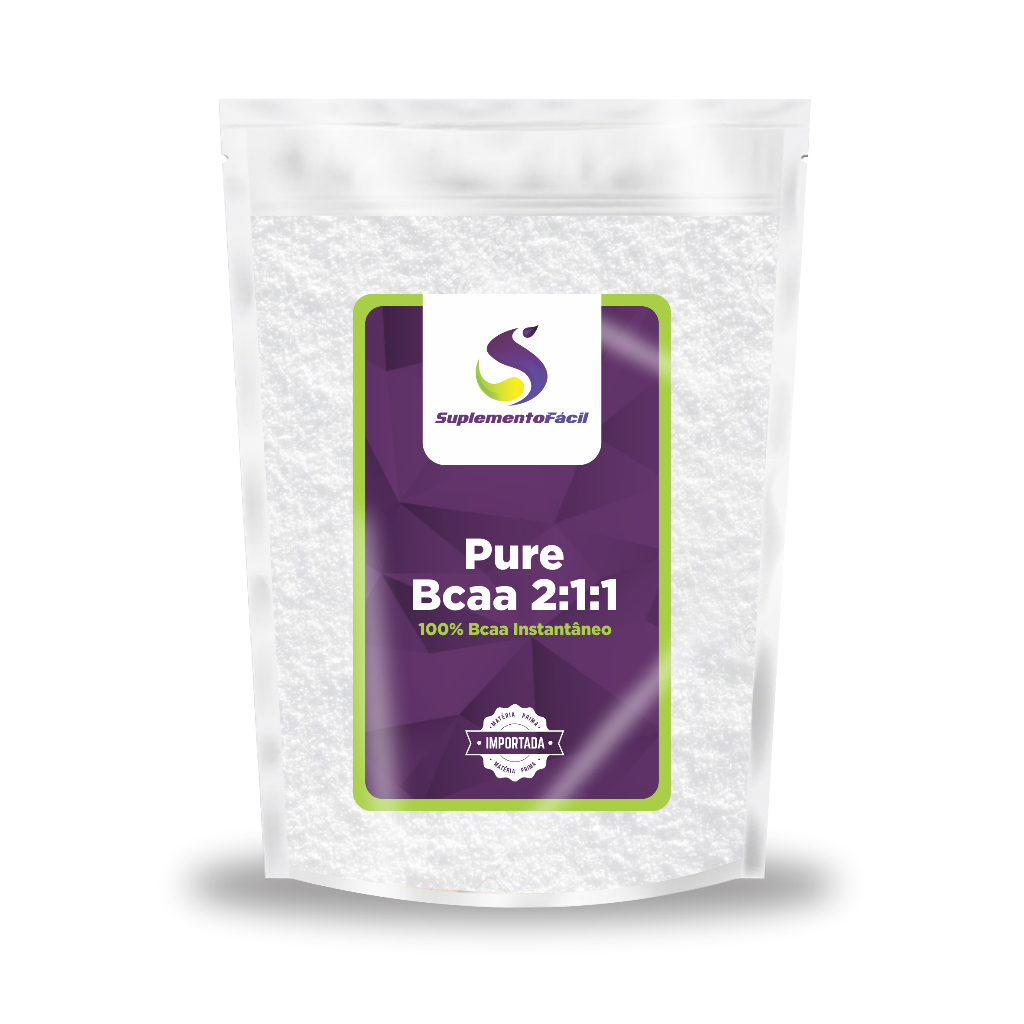 BCAA puro 250g BCAA 2:1:1 Suplemento Fácil