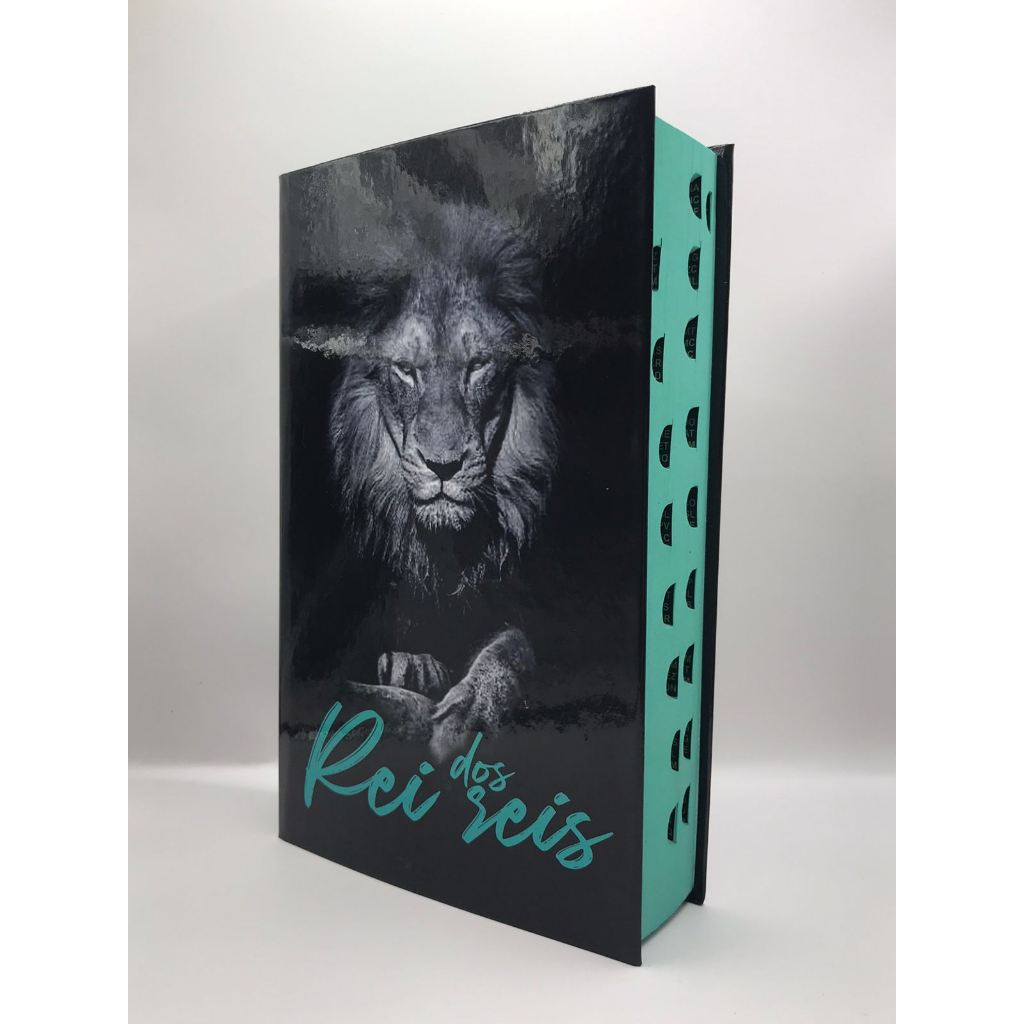 Bíblia Sagrada Tamanho Médio 12,5x19 cm Com Harpa Palavras de Jesus em Vermelho Capa Dura Leão Rei em Oferta na Shopee