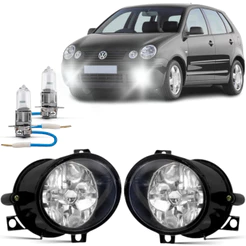 Par Farol Milha Volkswagen Polo G4 2003 2004 2005 2006 + Lâmpada