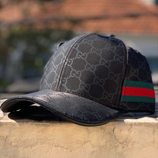Boné Monogramado Masculino Grife Preto/Marrom Aba Curva Importado Premium ENVIO IMEDIATO!