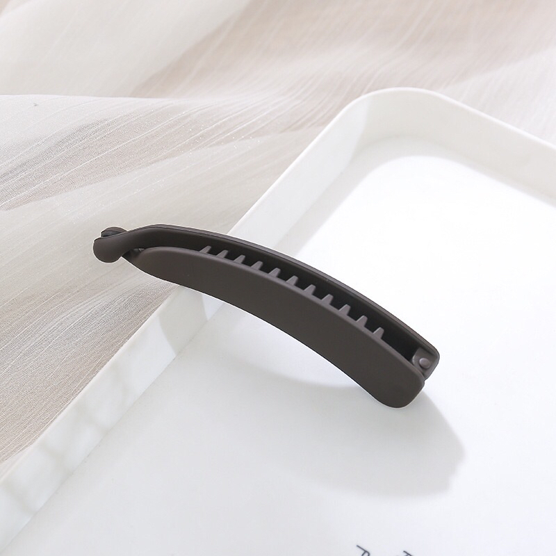 Clip De Banana Mate Elegante Para Menina Cacheado Longo Liso Cabeleireiro Curto Estilo Coreano Vertical em Oferta na Shopee