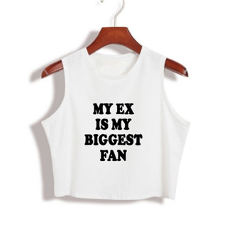 Regata Cropped My Ex Is My Biggest Fan Meu Ex é Meu Maior Fã