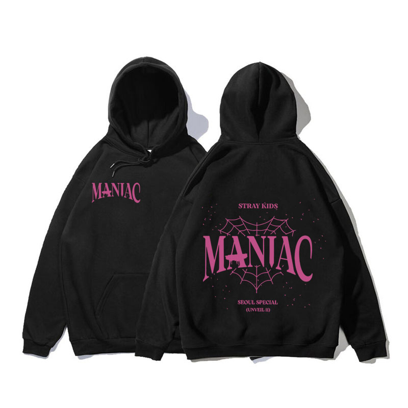 Blusa Moletom Stray Kids MANIAC Banda