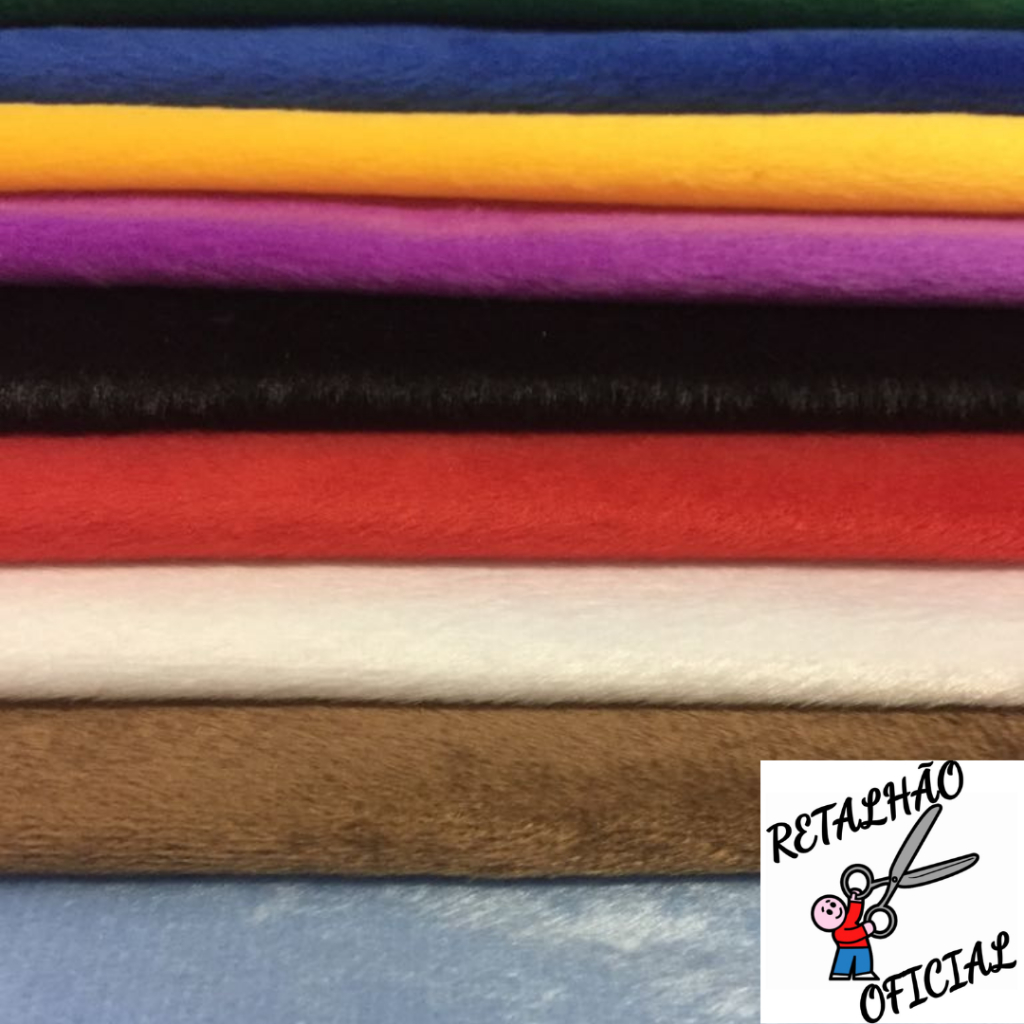 7 Metros Tecido Pelúcia Lisa Velboa - Pelos Baixos