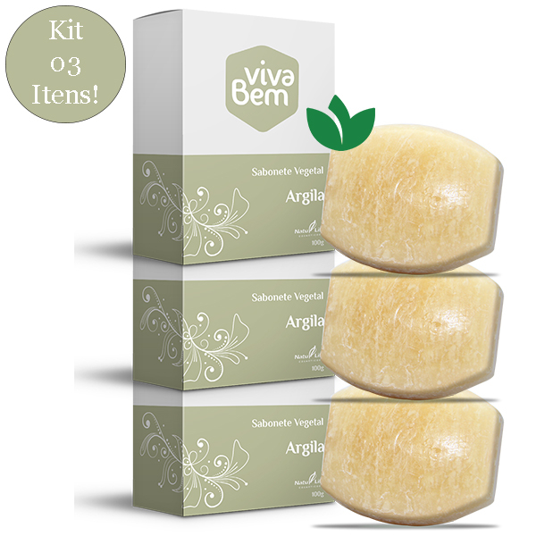 Sabonete Vegetal Viva Bem Argila 100g Natu Life