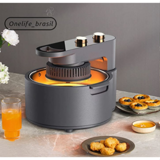 Air Fryer Rotativa Visual 10L Fritadeira Elétrica de Grande Capacidade Forno Temperatura 5...