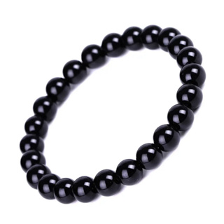 Pulseira Pedra Natural Obsidiana 8mm - Pedra da Purificação em Oferta na Shopee