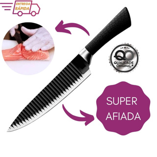 Faca Super Afiada Chef Shark Profissional para Peixe Carne Legumes em Oferta na Shopee