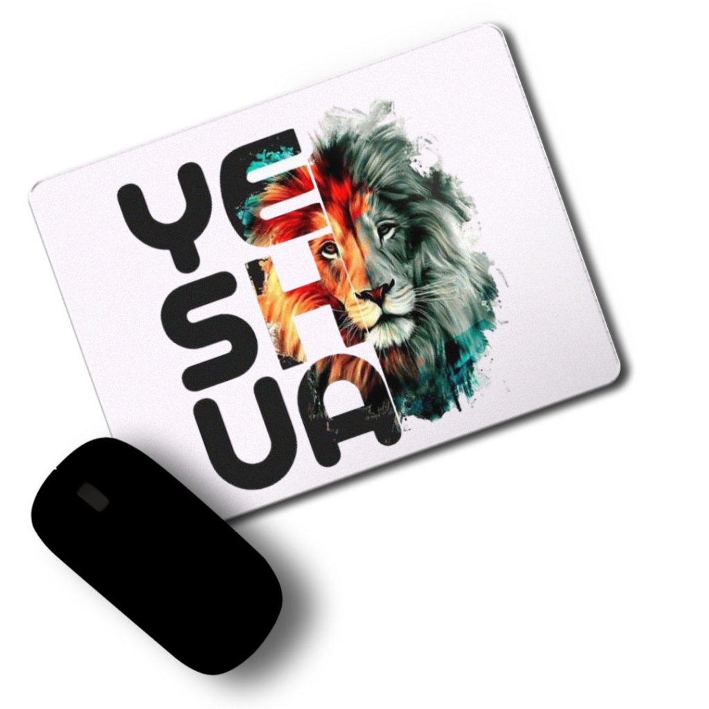 Mouse Pad Religioso Leão de Judá - 23x18 cm