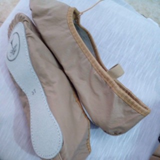Sapatilha Ballet em Korino - Sola inteira, cor Bege (marca Stelariss) em Oferta na Shopee