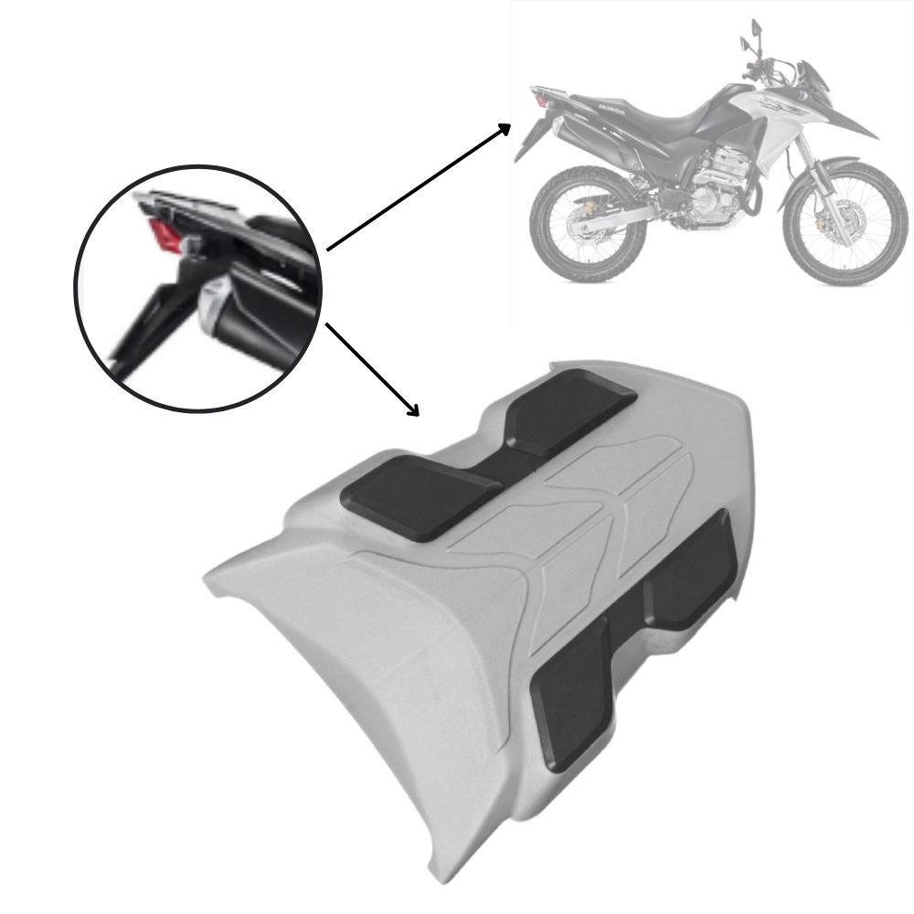 Acessório Rabeta Bagageiro Modelo Original Para Moto Pro Tork XRE 300 Honda 2010 2011 2012 - Spare Parts and Accessories for Vehicles