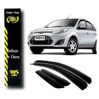 Calha De Chuva Fiesta Sedan / hatch Amazon e Rocam Ref:30011 ano 2003 a 2011  4 portas em Oferta na Shopee