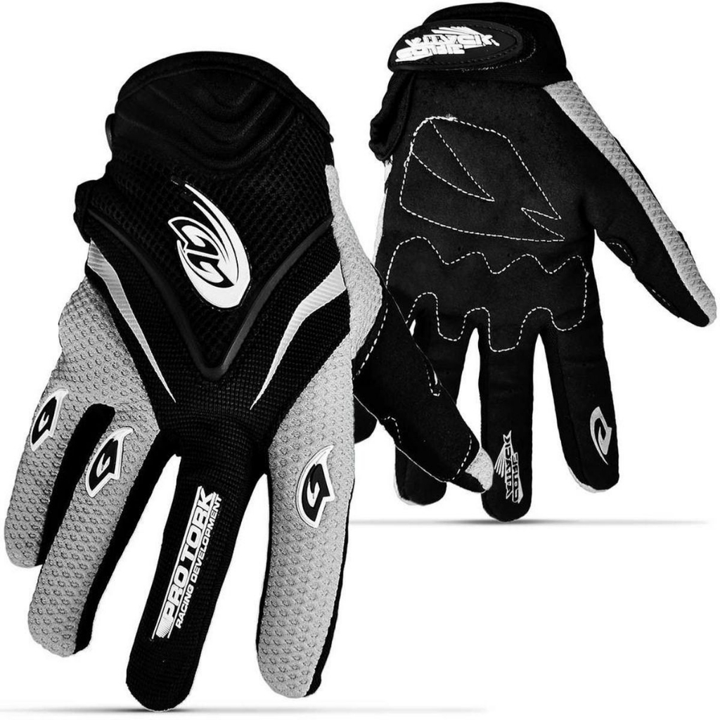 Roupa Luva de Motoqueiro Motocross Pro Tork Core Attack Vestimenta Velcro
