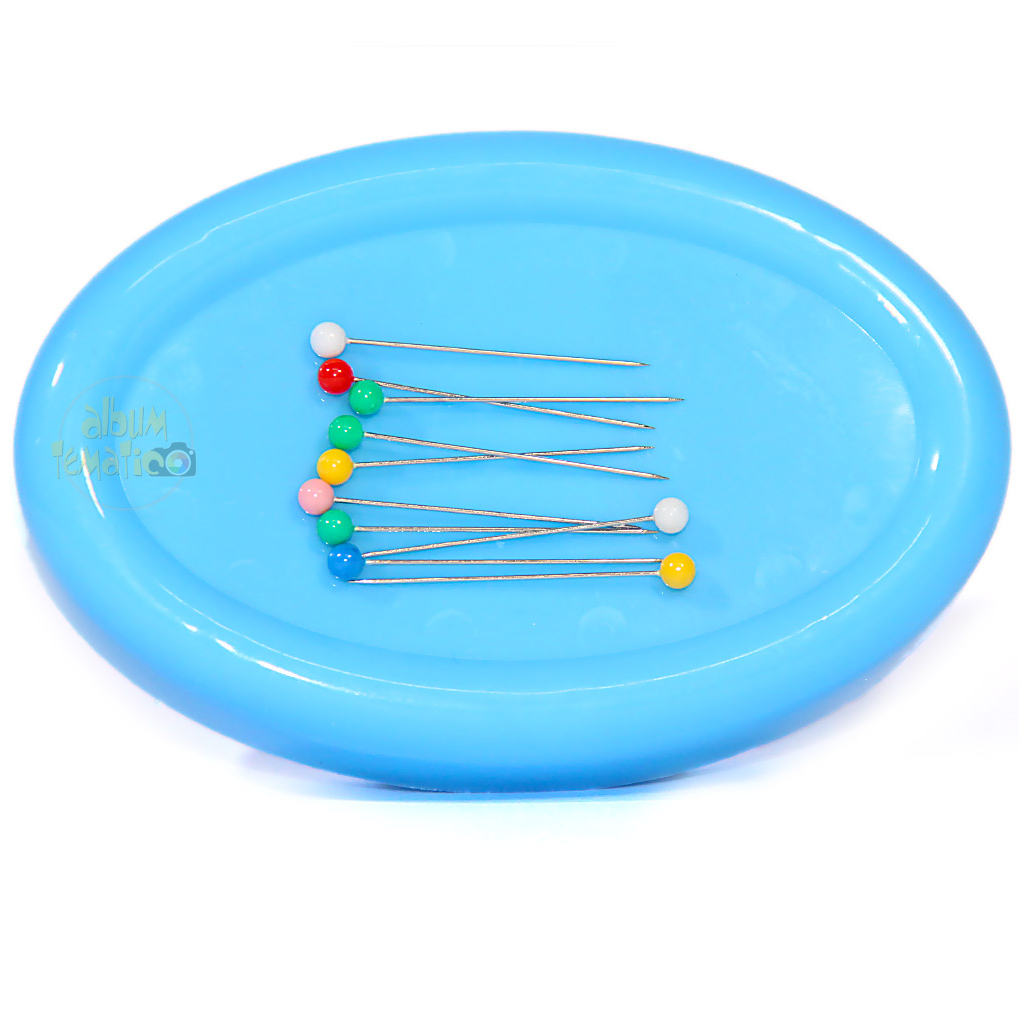 Porta Alfinetes Magnético Alfineteiro + 10 Alfinetes - Temos A Pronta Entrega