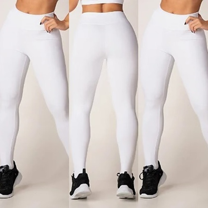 Kit C/3 Peças Legging Leg Calça Feminina Cós Alto Suplex Envio Imediato OFERTA em Oferta na Shopee