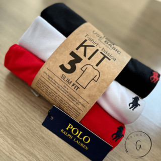 Kit 3 Camisetas Básicas 100% Algodão Premium