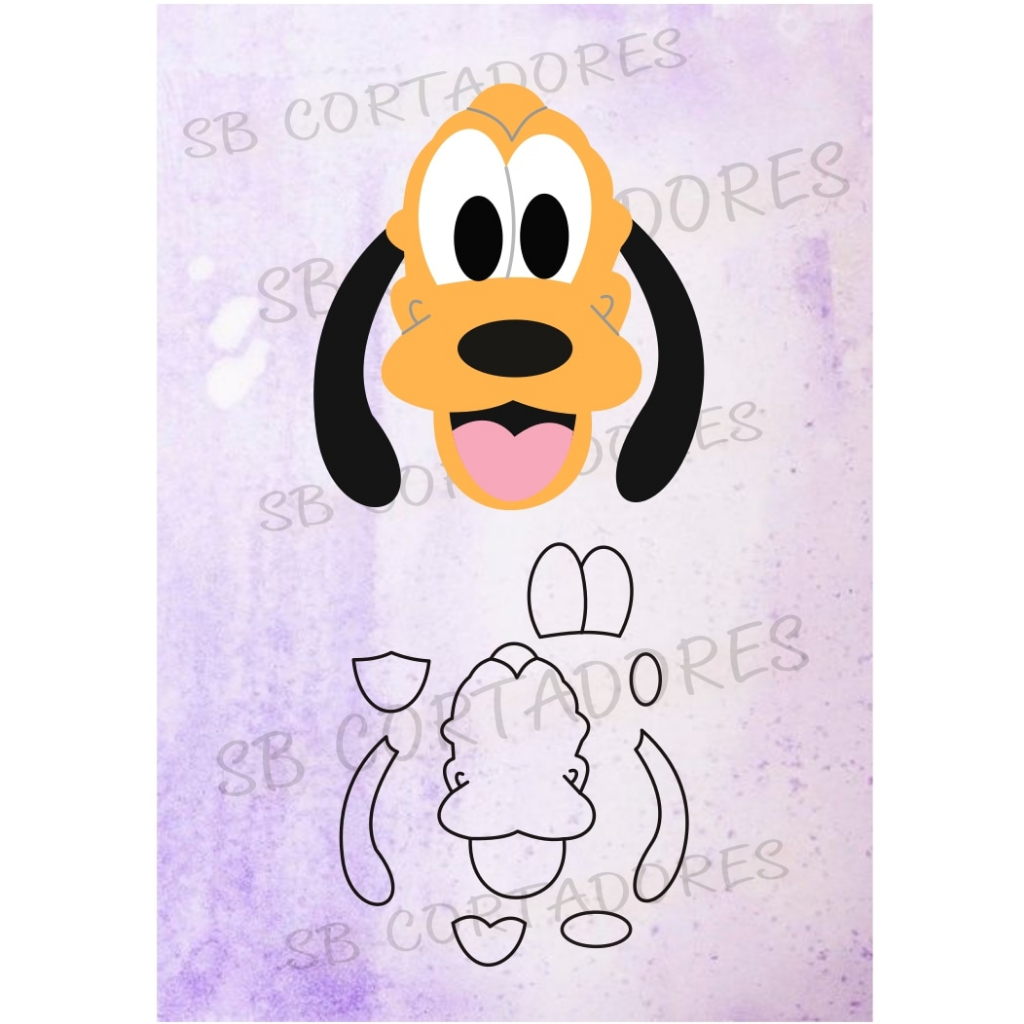 cortador pluto (turma do mickey)