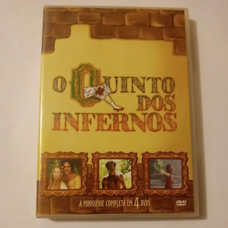 DVD O QUINTO DOS INFERNOS - A MINISSERIE COMPLETA - 4 DISCOS