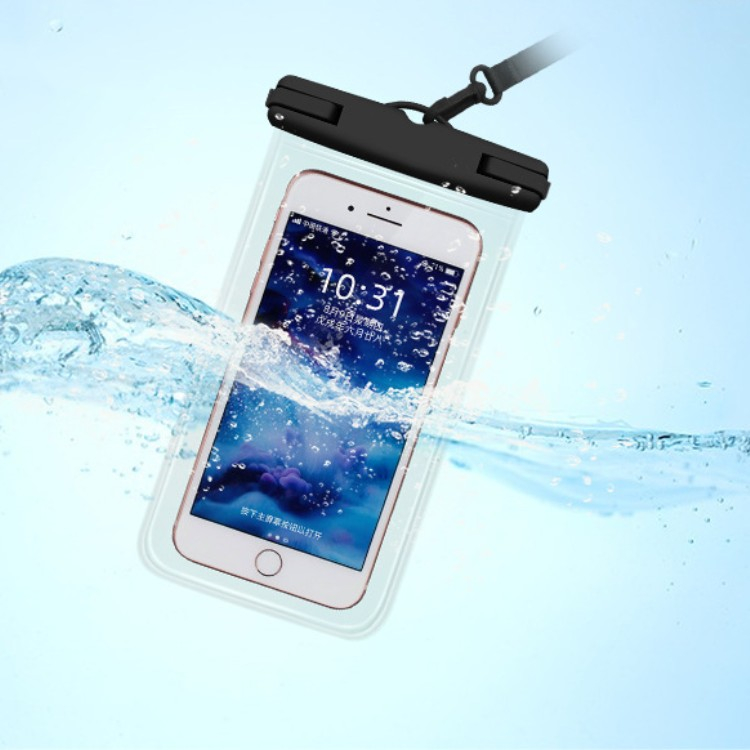 Kit 3 Capa Bolsa Prova Dágua Impermeável Celular Transparente Universal em Oferta na Shopee