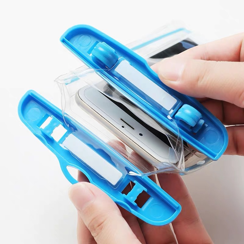 Kit 3 Capa Bolsa Prova Dágua Impermeável Celular Transparente Universal