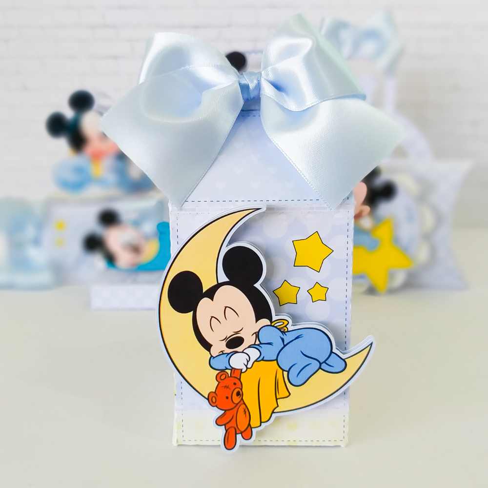 KIT MONTE SUA FESTA  LEMBRANCINHASCHUVA MICKEY BABY