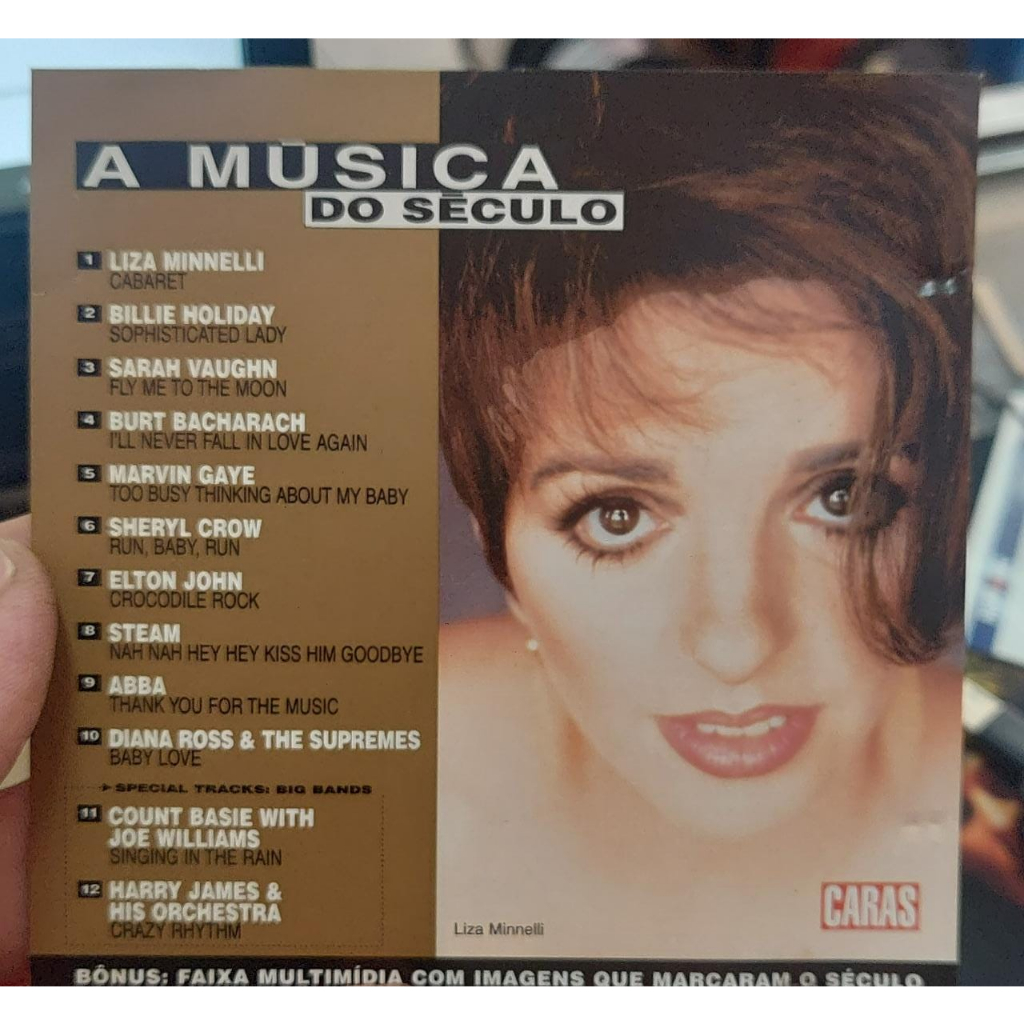 CD - A MUSICA DO SECULO CARAS - VOL 4 - LIZA MINNELLI, ELTON JOHN