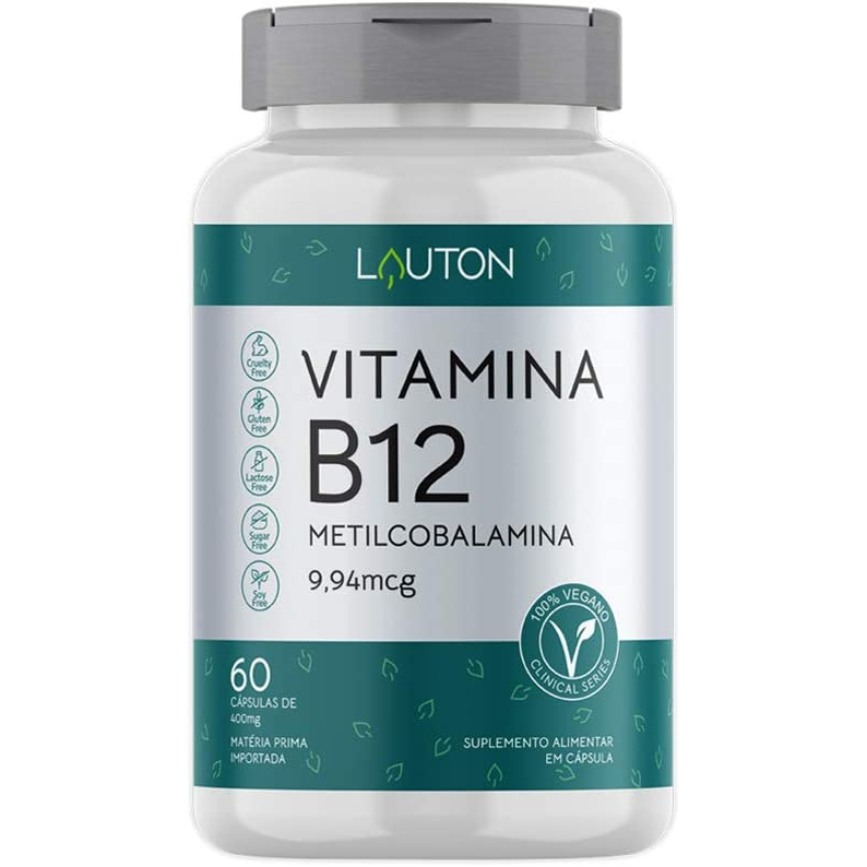 Vitamina B12 Metilcobalamina Vegano 60 Comprimidos Lauton