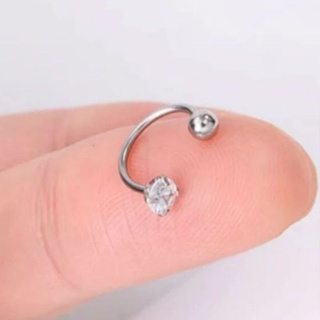 KIT 1/12 Piercing para Nariz helix Aço Cirúrgico brinco com Zircônia em Oferta na Shopee