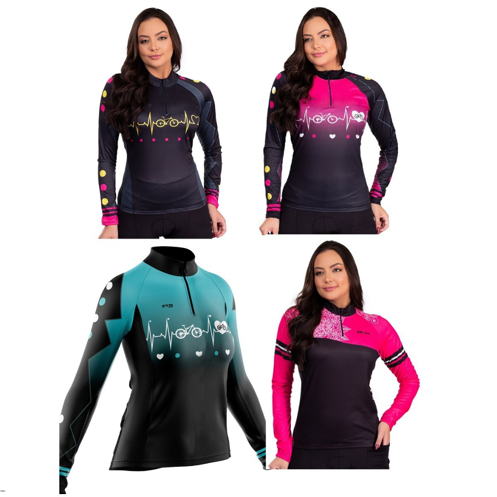 Camisa de ciclismo ciclistas manga longa comprida em Oferta na Shopee