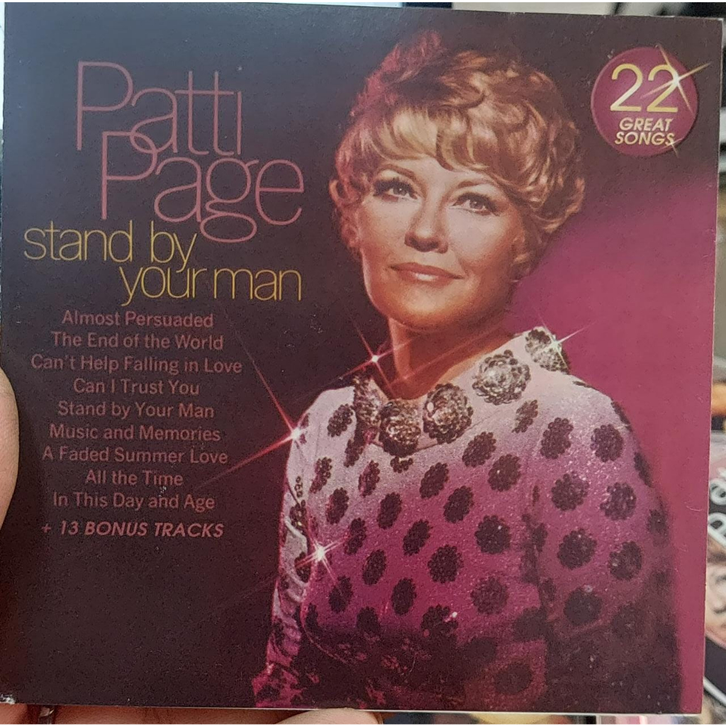 CD - PATTI PAGE - STAND BY YOUR MAN - IMPORTADO