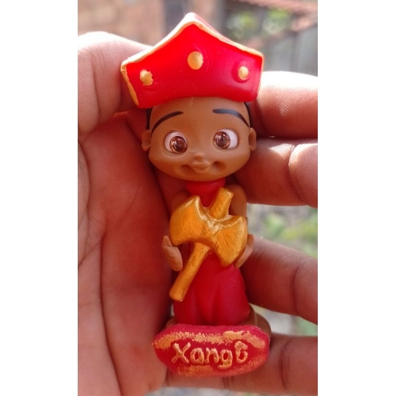 estatuas escultura Mini Orixá de Biscuit Oxossi Ogum Oxala Xango iansa Iemanja nana oxum Obaluaê Omulu umbanda candomble