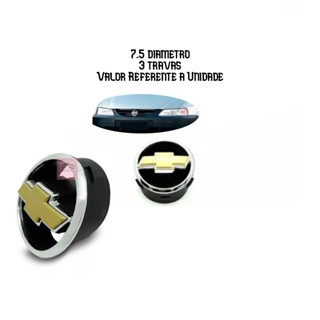 Emblema Grade Celta 99/2005 C/ Encaixe Cromado C/grav.dourado