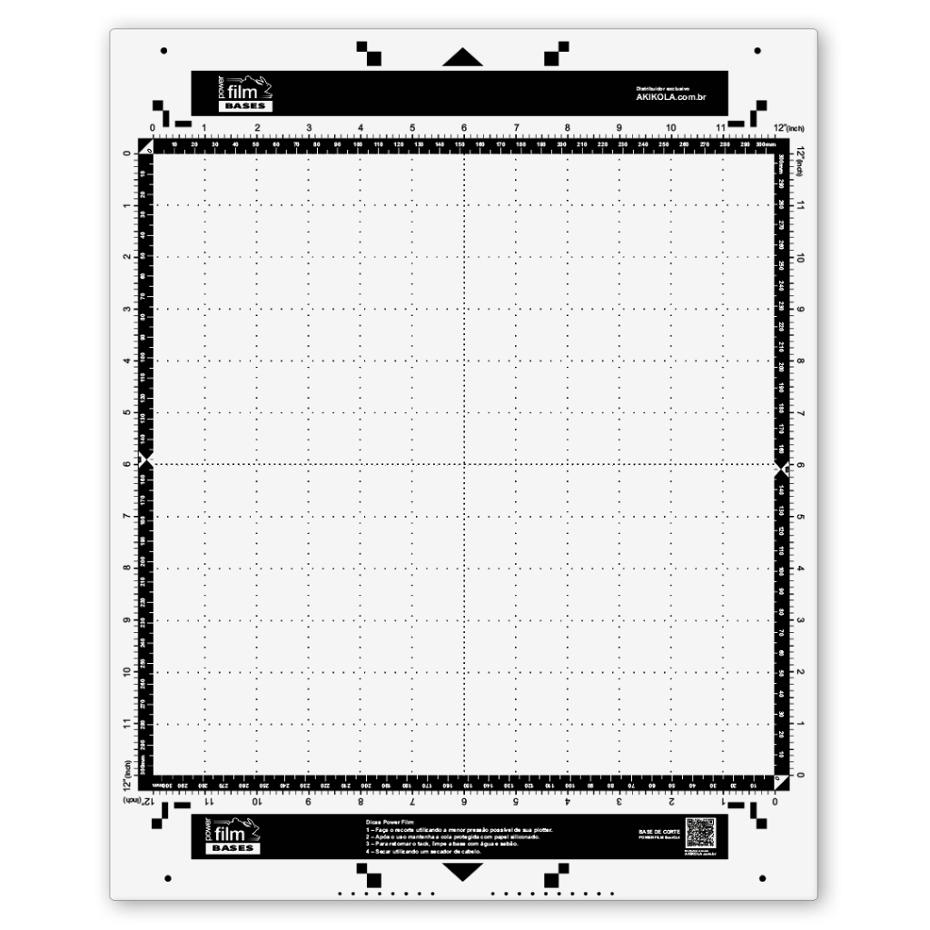 Base de Corte 30x30 Para Brother ScanNCut CM 300, 550 e 650 - Com Cola e Sem Cola - 40mm e 30mm