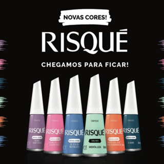 Esmaltes Risqué NOVA COR - UNIDADE