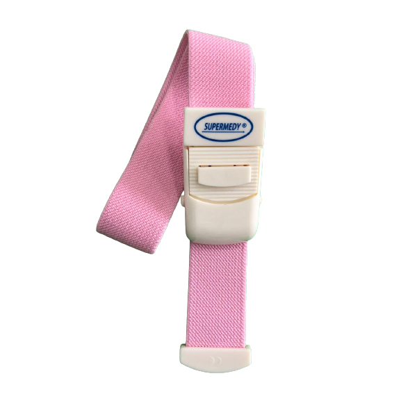 Kit 10 Garrote Com Trava Para Enfermagem Torniquete Rosa