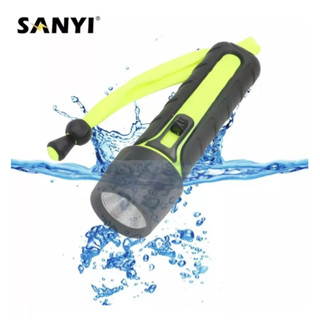 Lanterna de mergulho profissional Resistente A Agua 30m Alcance 60m