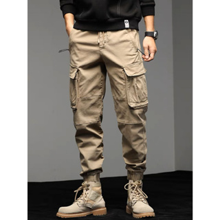 Calça CARGO JOGGER com bolso lateral Com Elástico em Oferta na Shopee