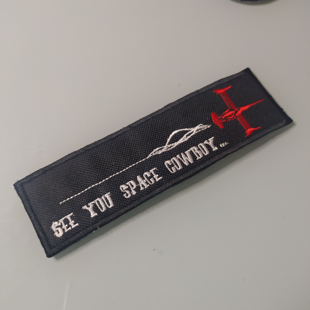 patch bordado see you space cowboy cowboy bebop anime serie filme em Oferta na Shopee