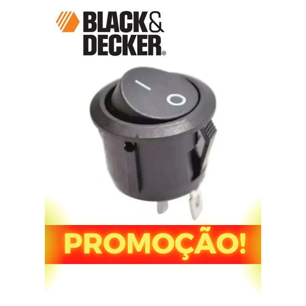 Botão Aspirador De Pó Vertical 1200w Av12 Black Decker