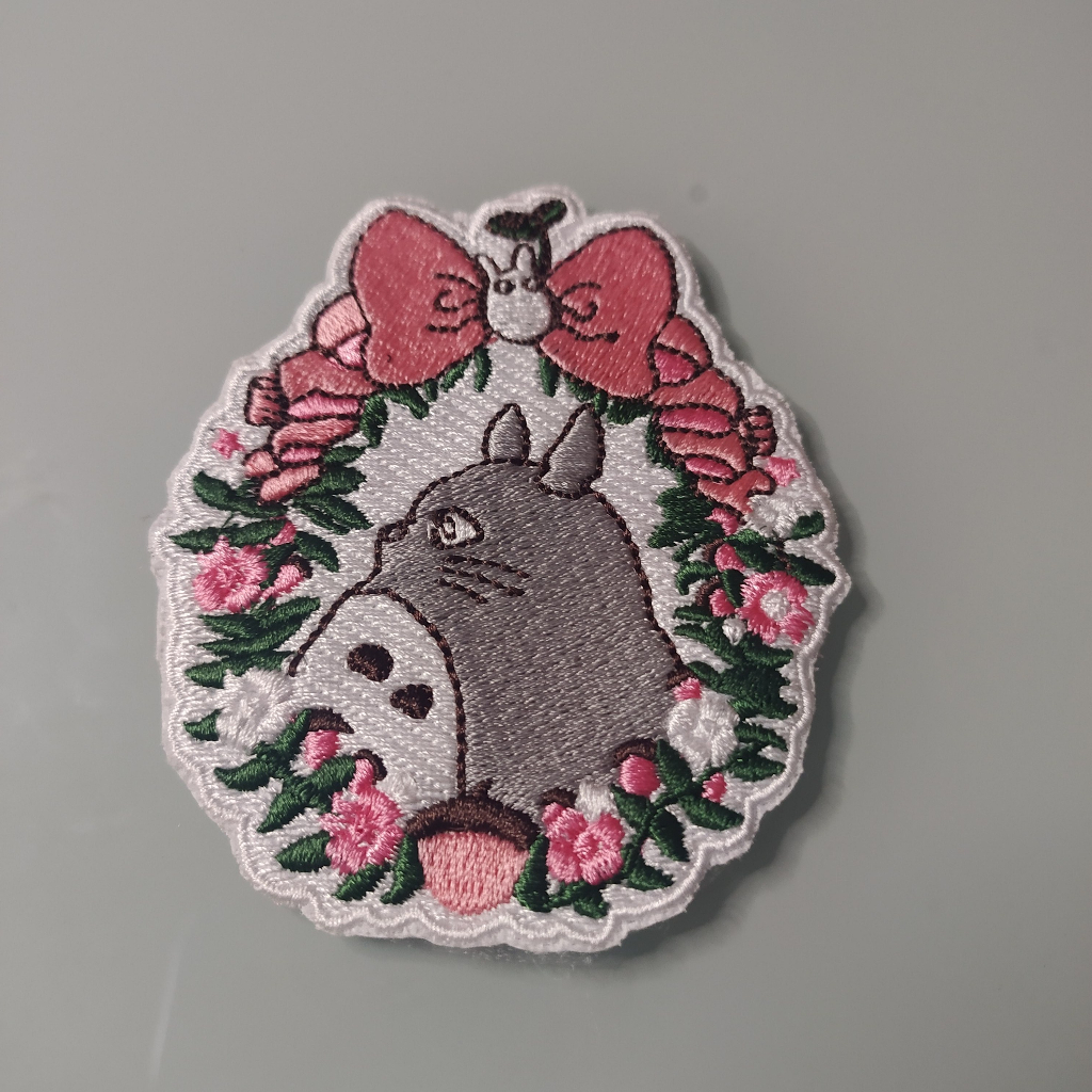 patch bordado Meu Amigo Totoro laços floresta my neighbour totoro