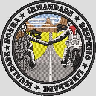 patch bordado motociclismo termocolante colete honra irmandade respeito igualdade