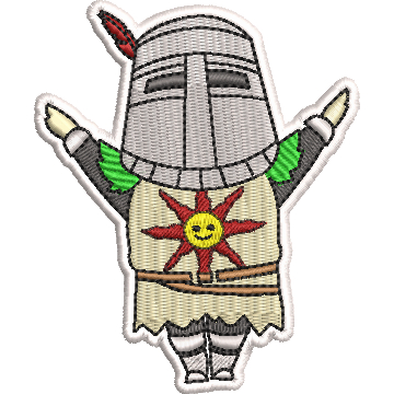 patch bordado termocolante dark souls praise the sun