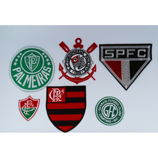 Escudo logo de times bordados termocolantes Aplique